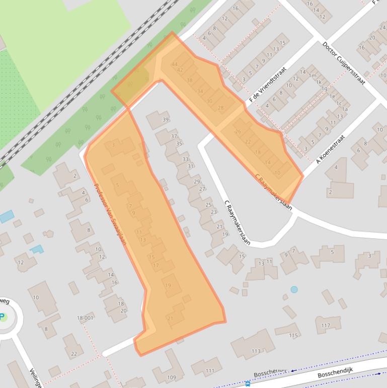 Kaart van postcodegebied 4731EV.