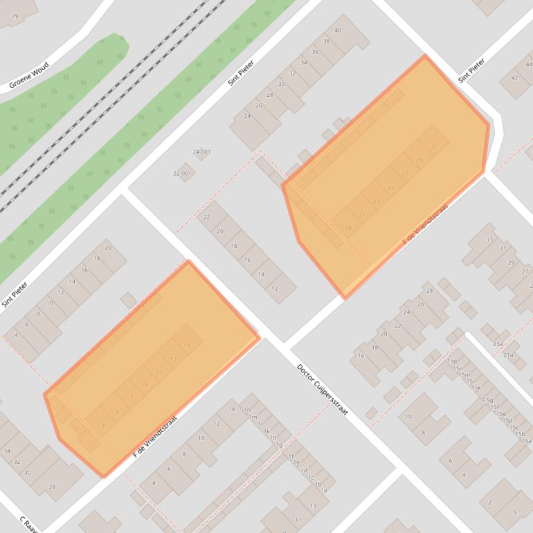 Kaart van postcodegebied 4731EX.