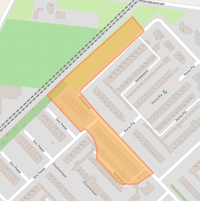 Kaart van postcodegebied 4731GE.