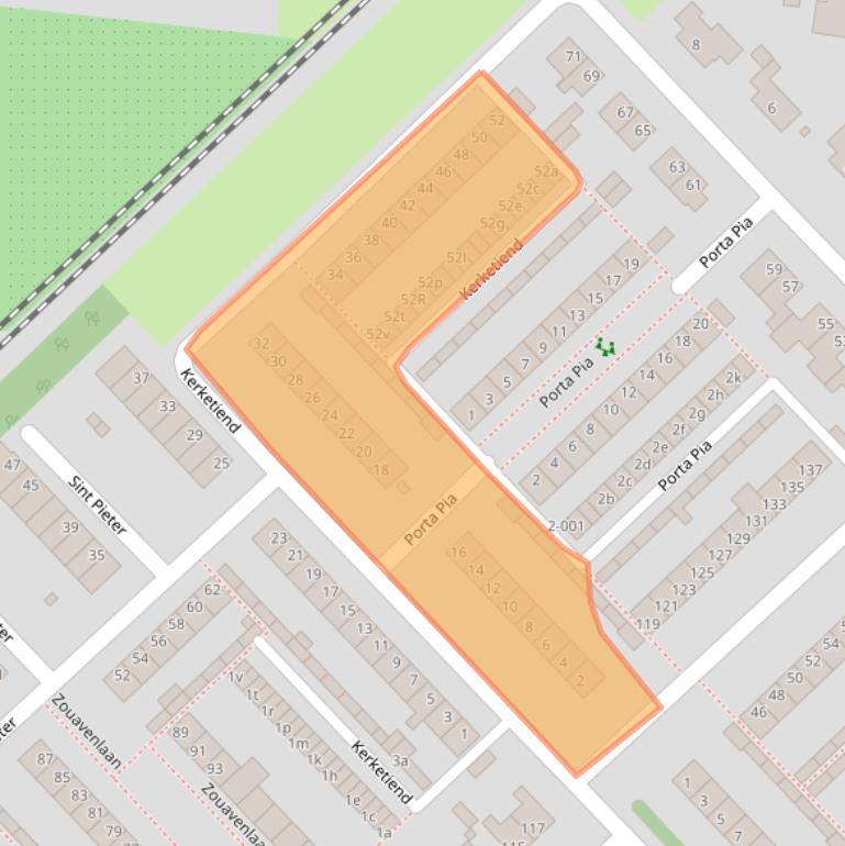 Kaart van postcodegebied 4731GG.