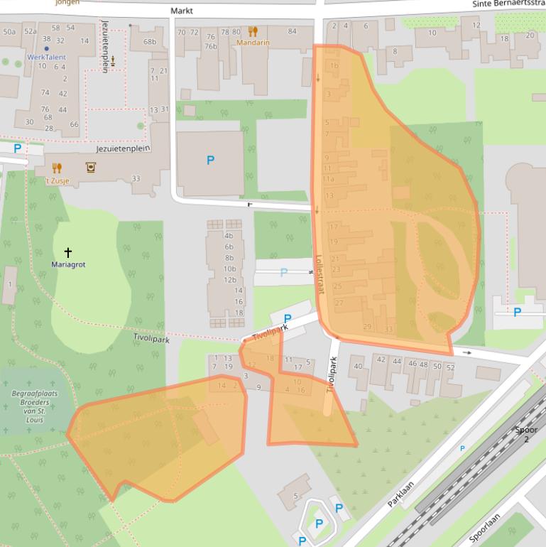 Kaart van postcodegebied 4731GK.