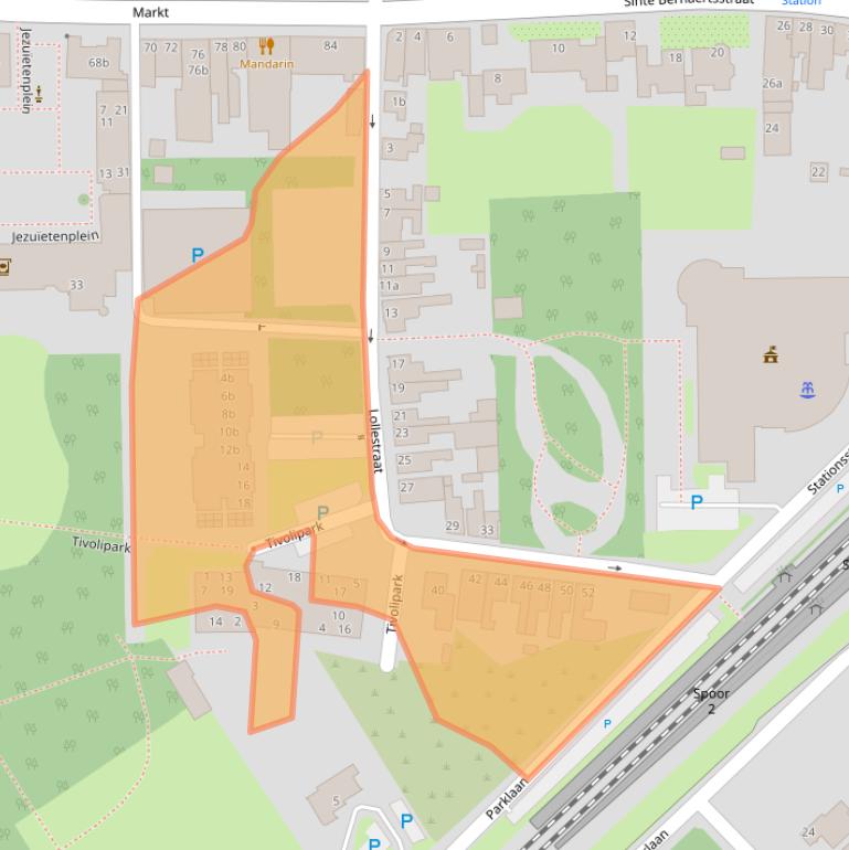 Kaart van postcodegebied 4731GL.