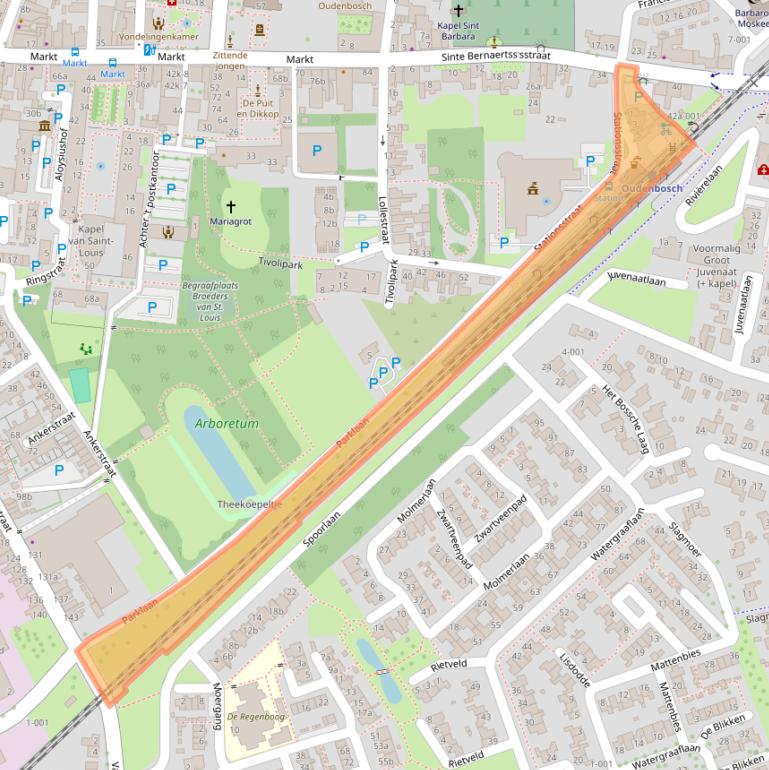 Kaart van postcodegebied 4731GM.