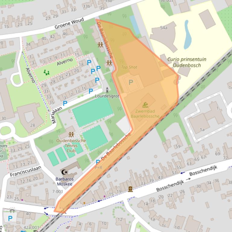 Kaart van postcodegebied 4731GS.