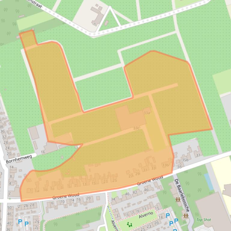 Kaart van postcodegebied 4731GT.