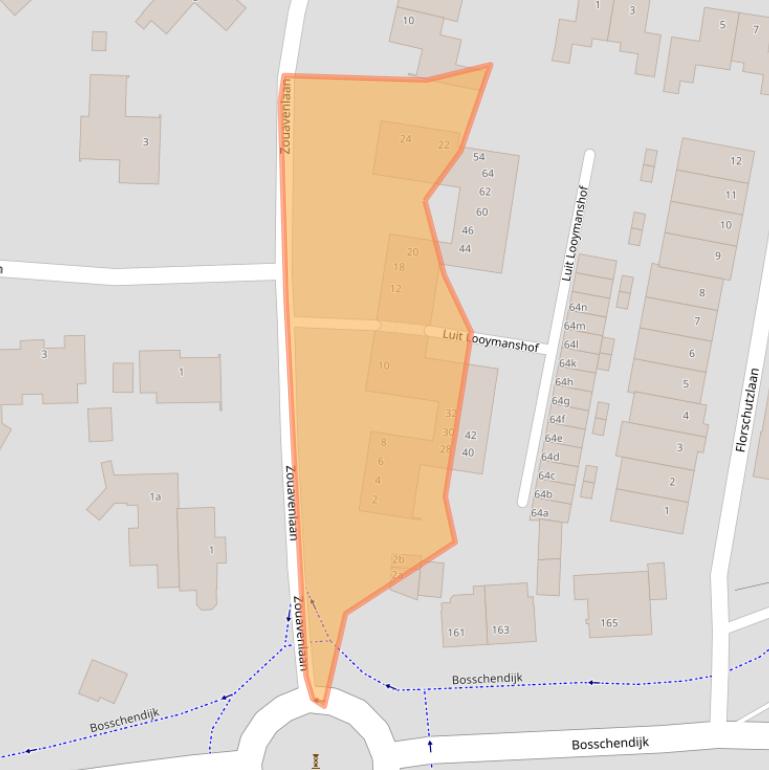 Kaart van postcodegebied 4731GW.