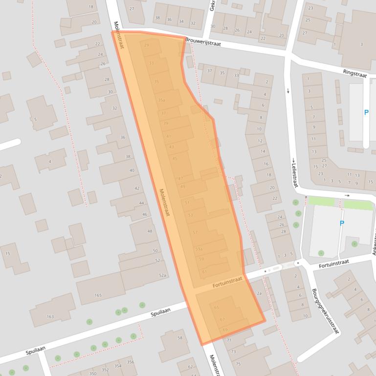 Kaart van postcodegebied 4731HB.