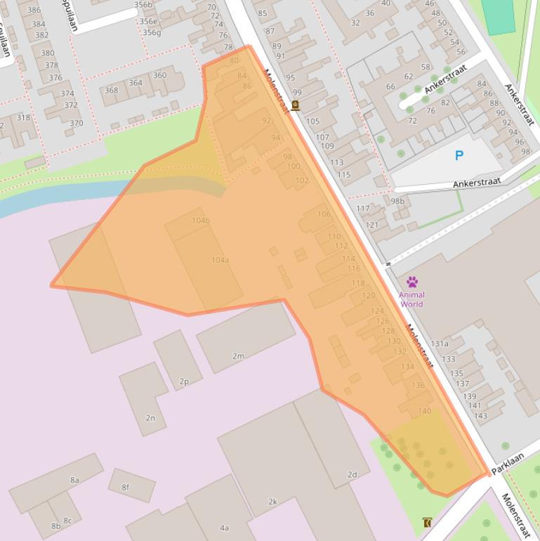 Kaart van postcodegebied 4731HH.