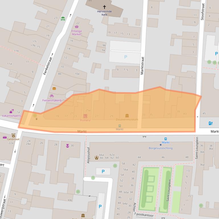 Kaart van postcodegebied 4731HM.