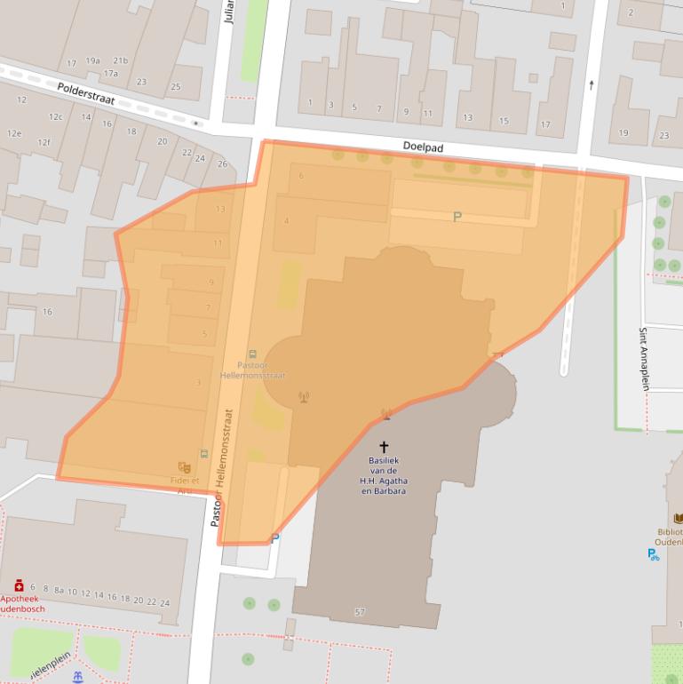 Kaart van postcodegebied 4731HV.