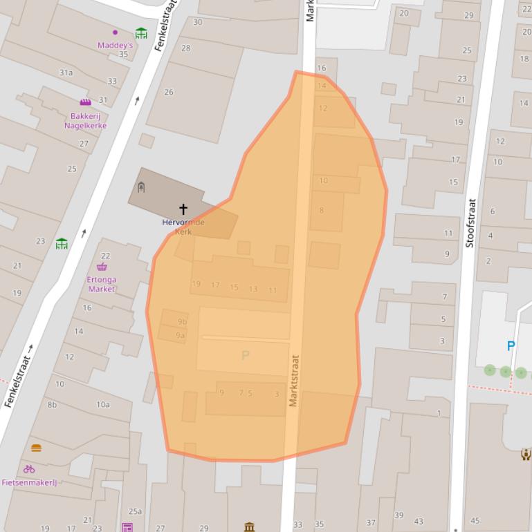 Kaart van postcodegebied 4731HZ.