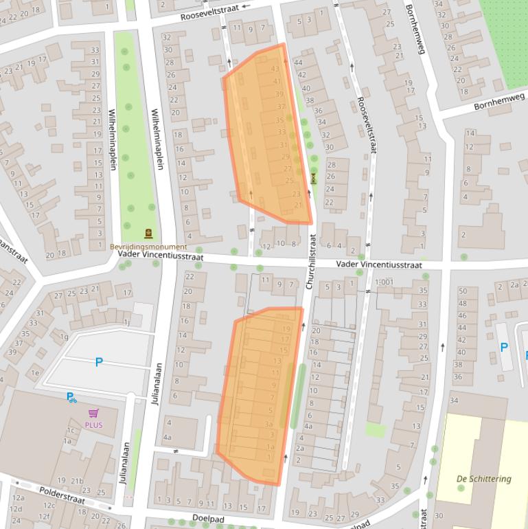 Kaart van postcodegebied 4731JK.