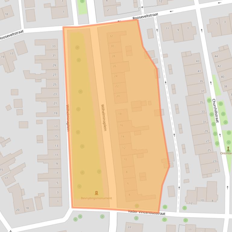 Kaart van postcodegebied 4731JS.