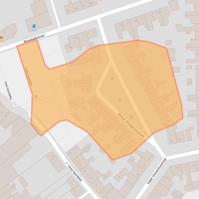 Kaart van postcodegebied 4731JT.