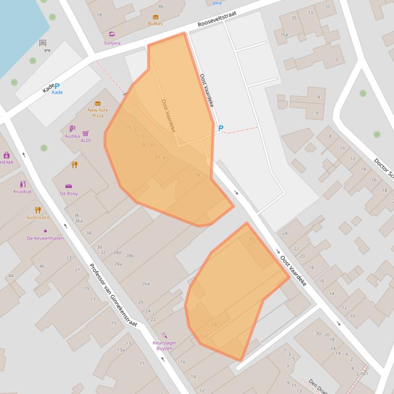 Kaart van postcodegebied 4731JV.
