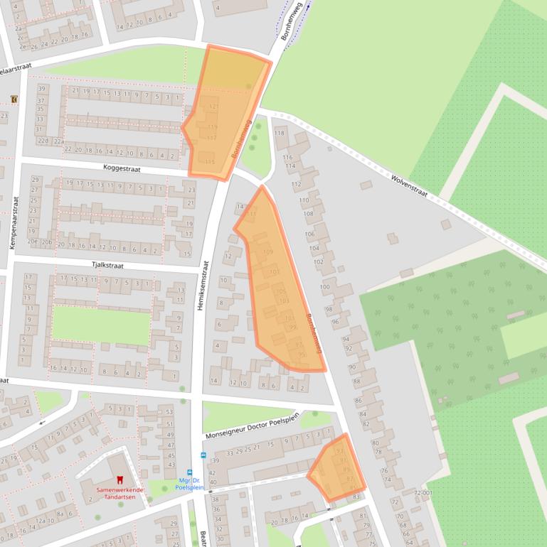 Kaart van postcodegebied 4731KC.