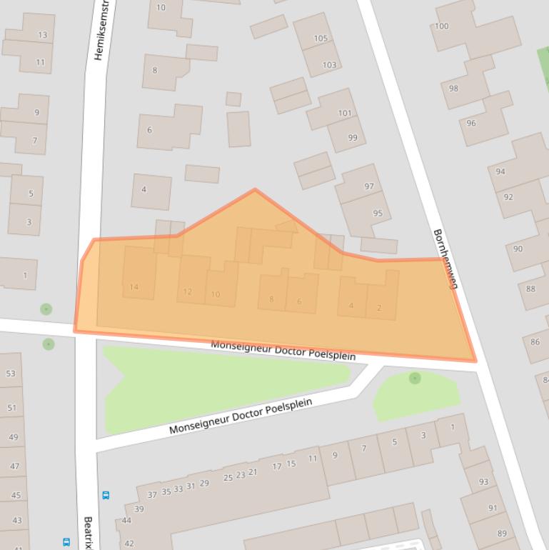 Kaart van postcodegebied 4731KM.