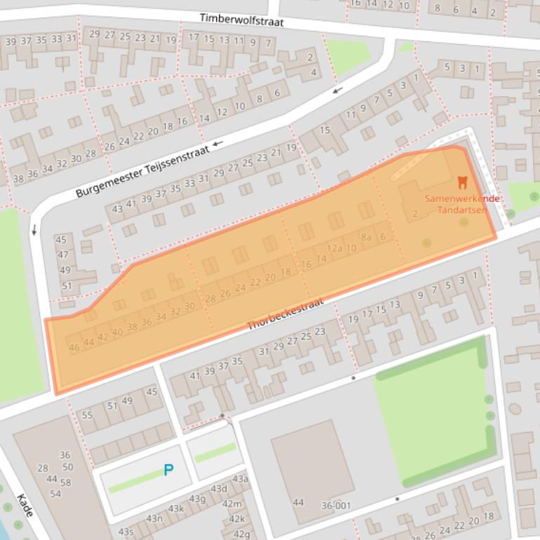 Kaart van postcodegebied 4731KP.