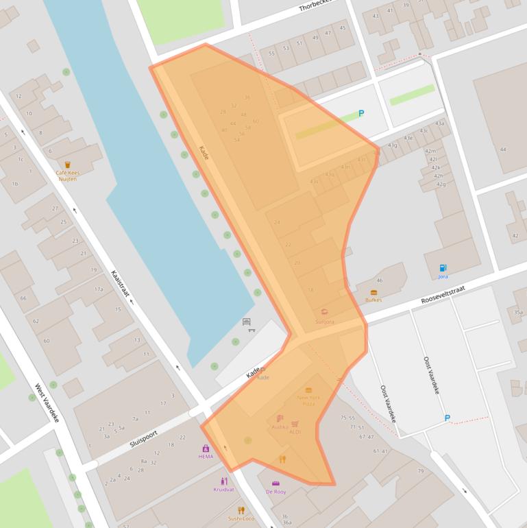 Kaart van postcodegebied 4731KS.