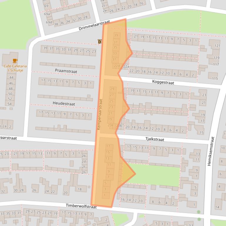 Kaart van postcodegebied 4731LG.