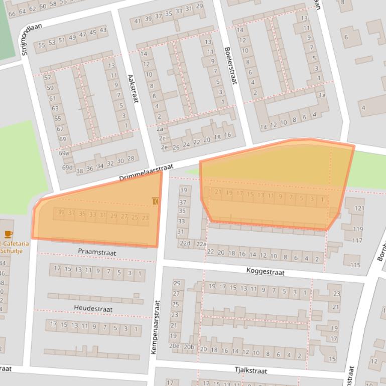 Kaart van postcodegebied 4731LL.