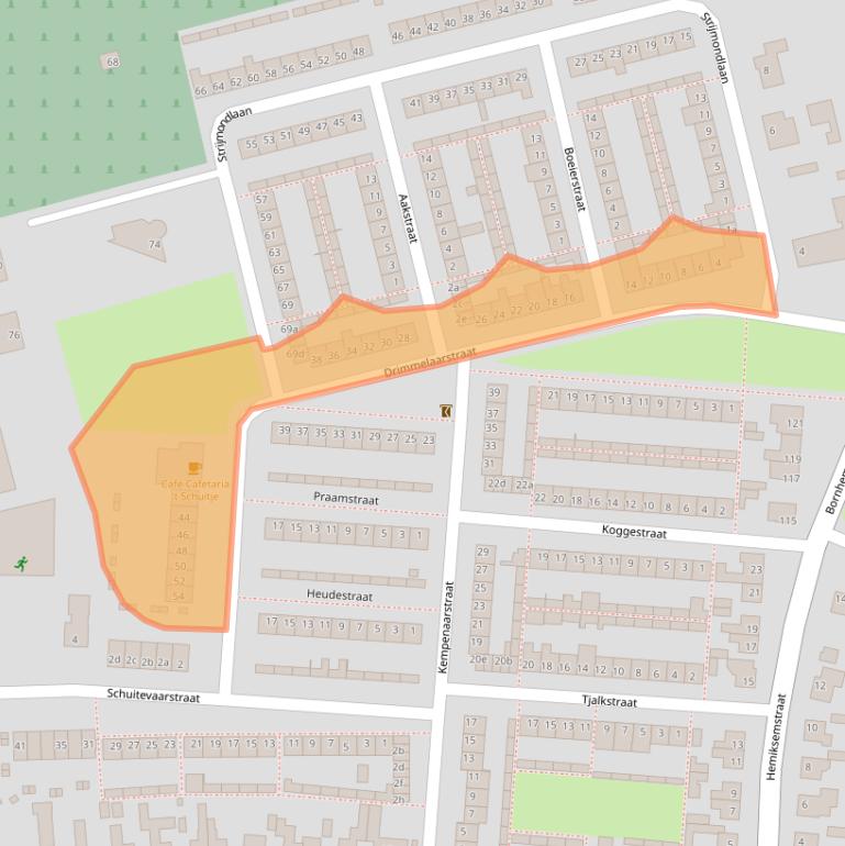 Kaart van postcodegebied 4731LM.