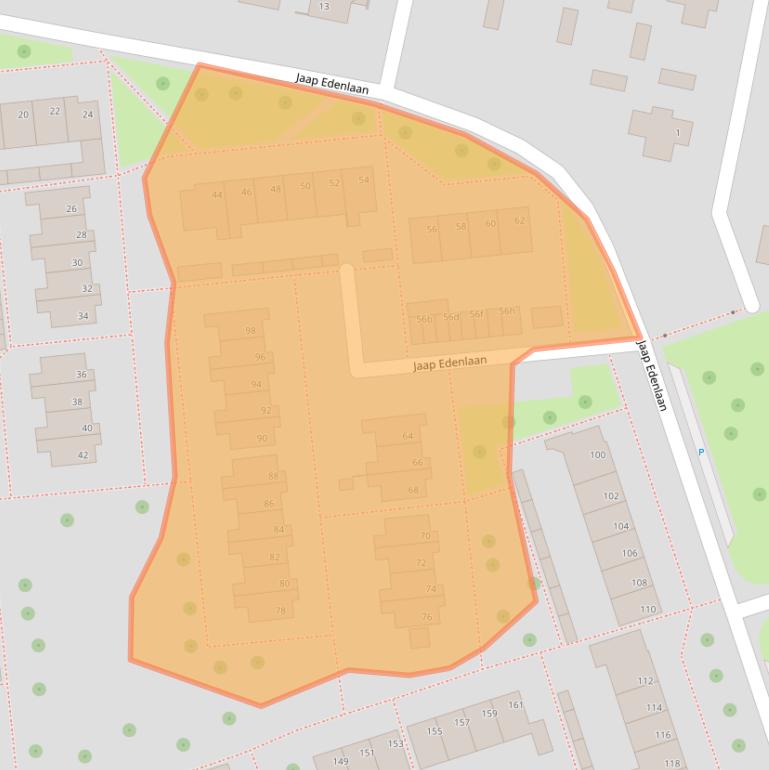 Kaart van postcodegebied 4731NT.