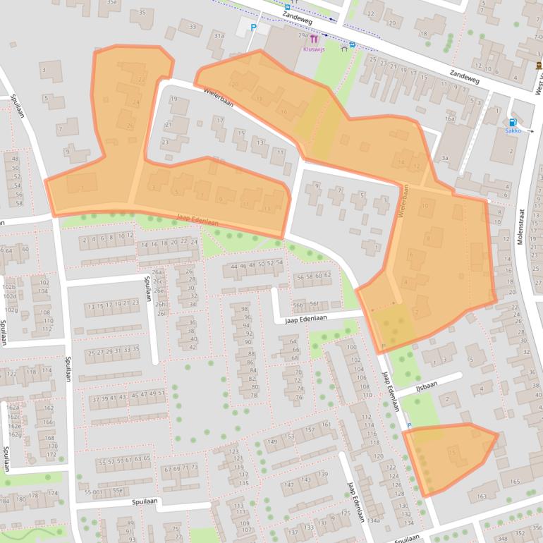 Kaart van postcodegebied 4731NW.