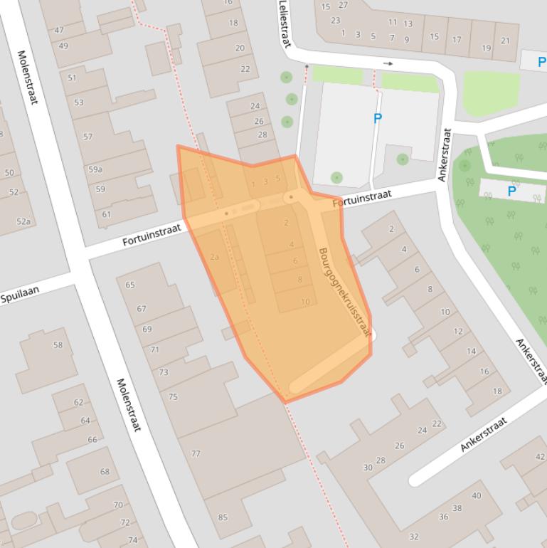Kaart van postcodegebied 4731PD.