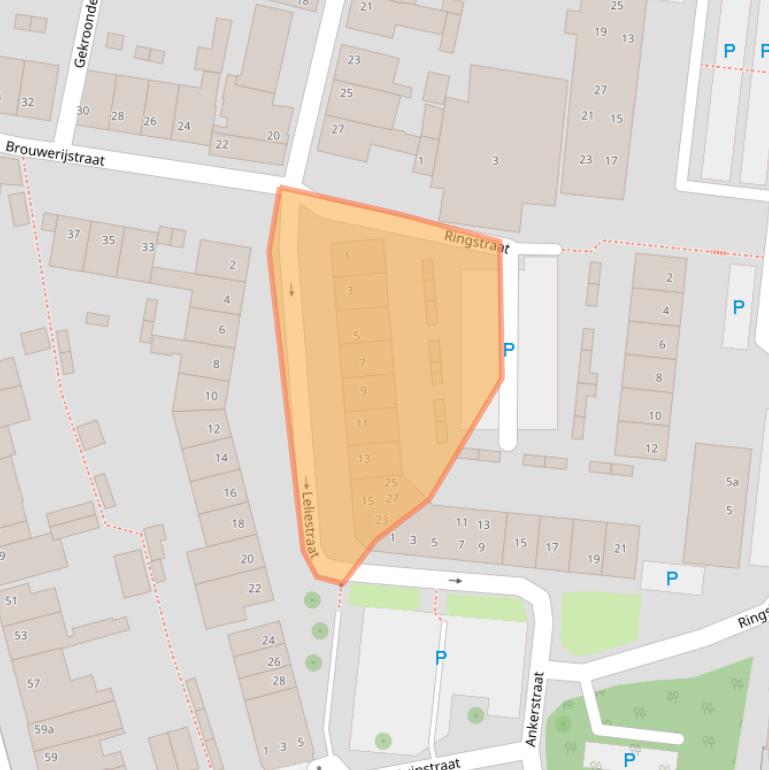 Kaart van postcodegebied 4731PG.