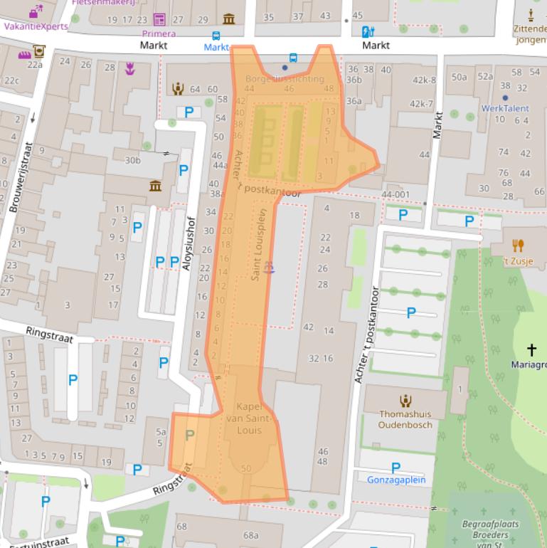 Kaart van postcodegebied 4731PK.