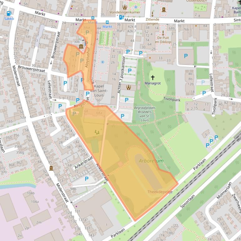 Kaart van postcodegebied 4731PL.