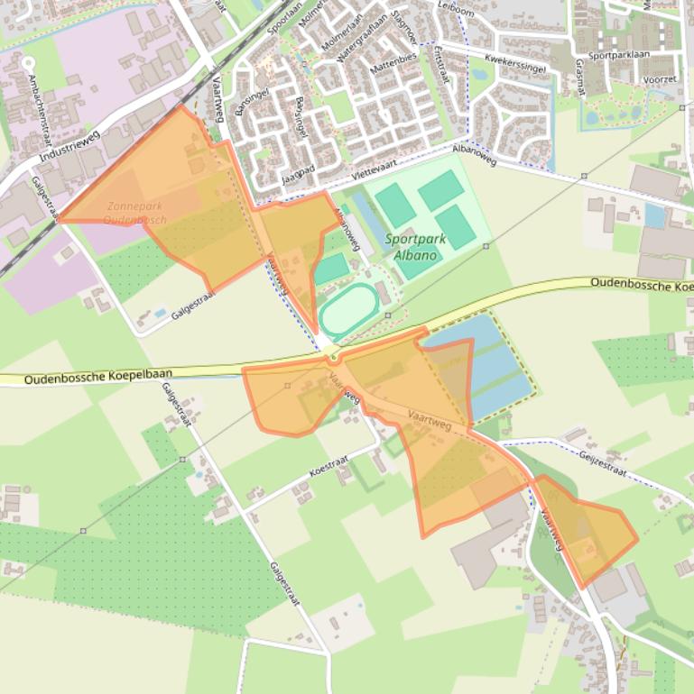 Kaart van postcodegebied 4731RA.