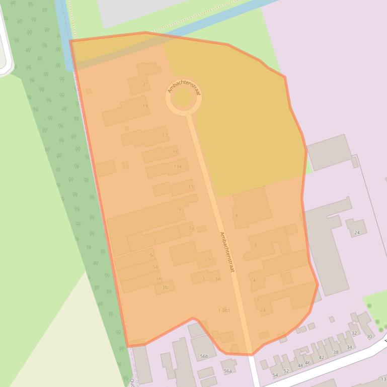 Kaart van postcodegebied 4731RE.