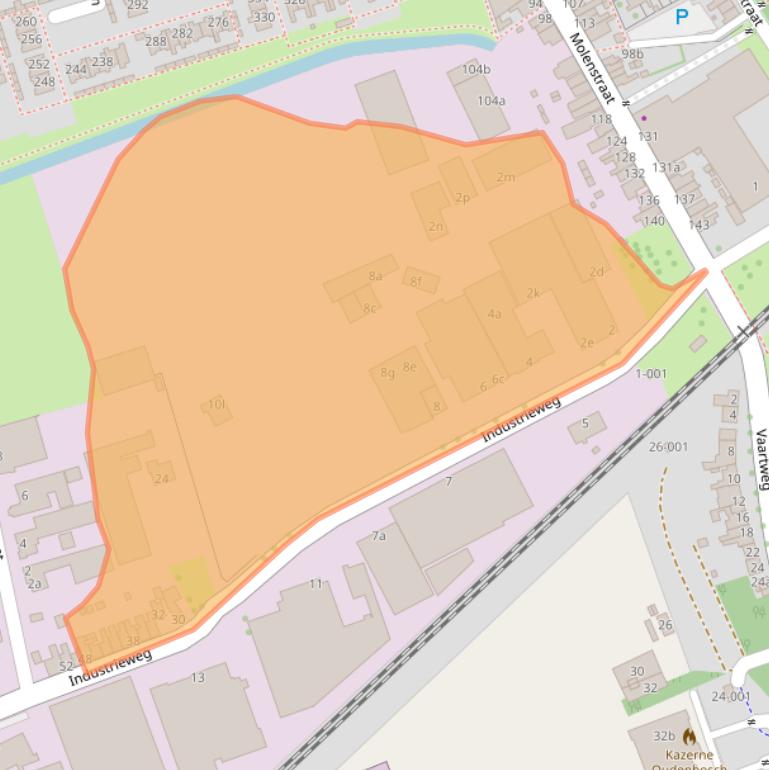 Kaart van postcodegebied 4731SC.