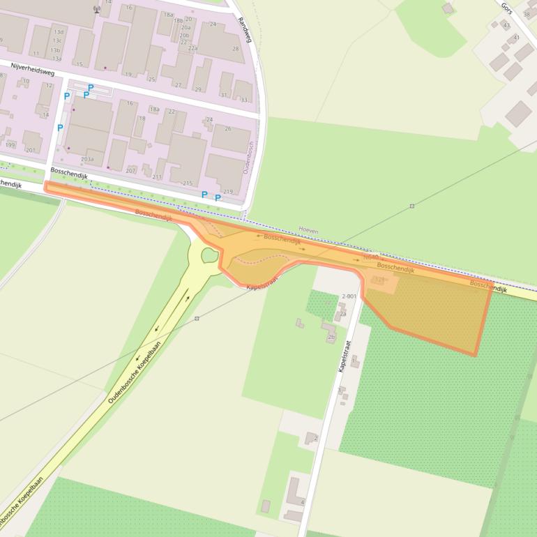 Kaart van postcodegebied 4731SR.