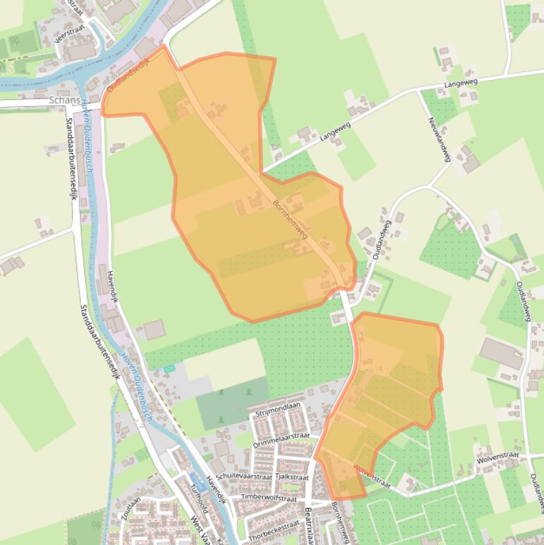 Kaart van postcodegebied 4731TC.