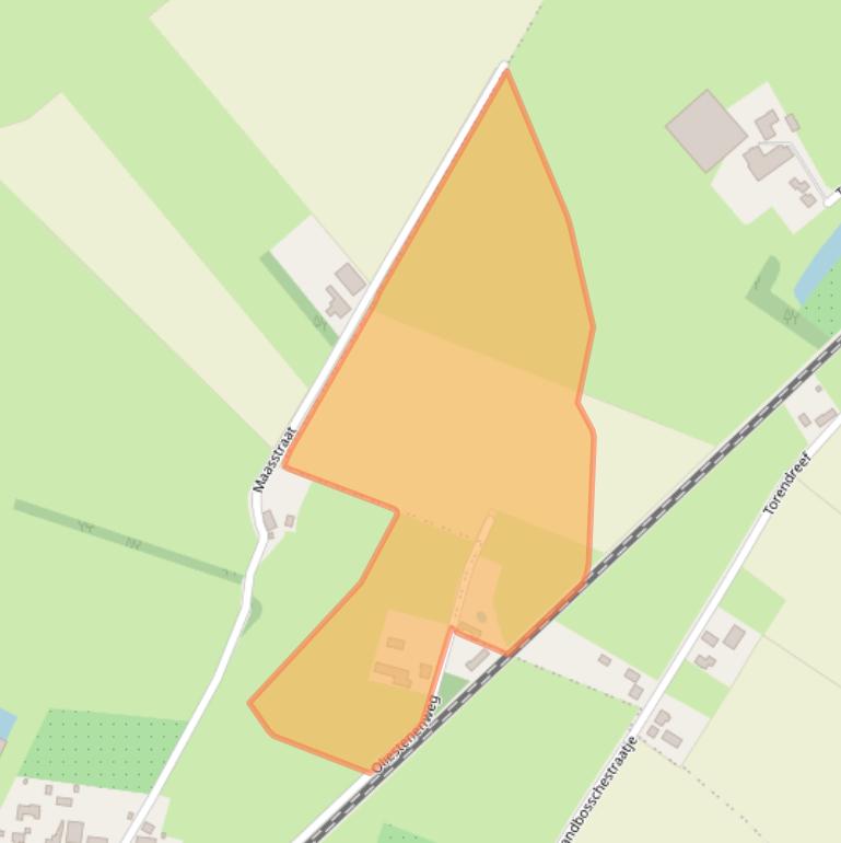 Kaart van postcodegebied 4731TJ.