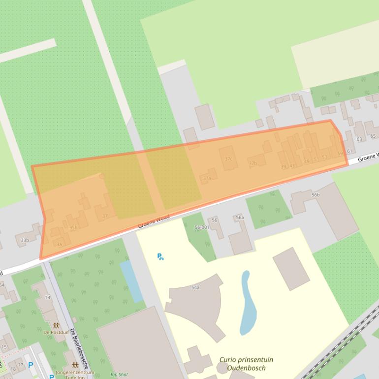 Kaart van postcodegebied 4731TM.