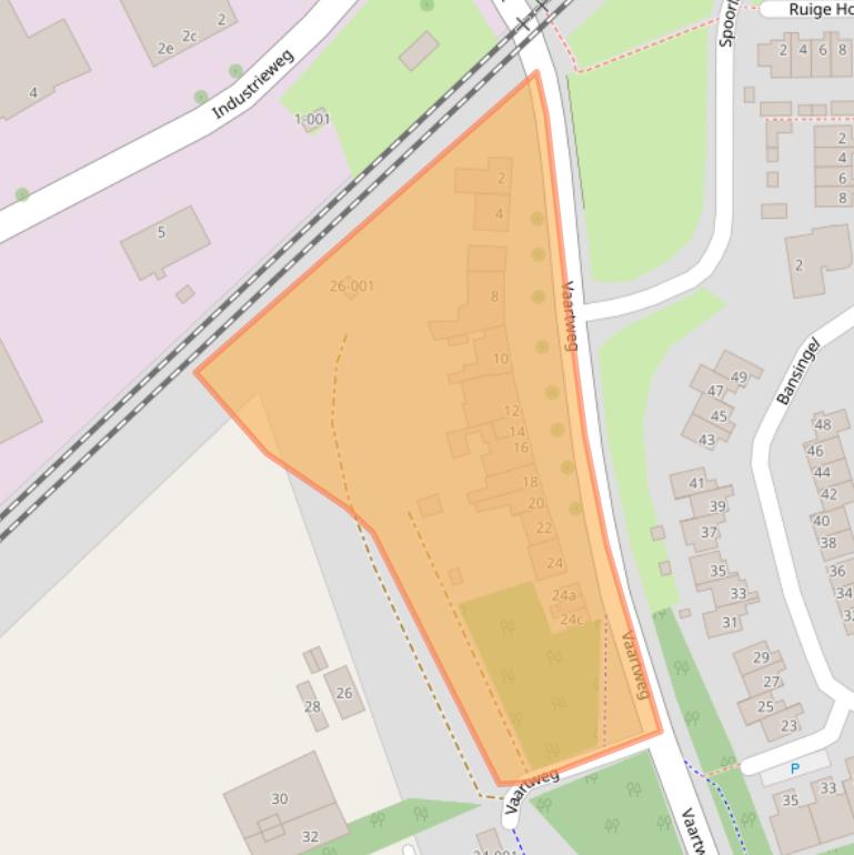 Kaart van postcodegebied 4731VE.