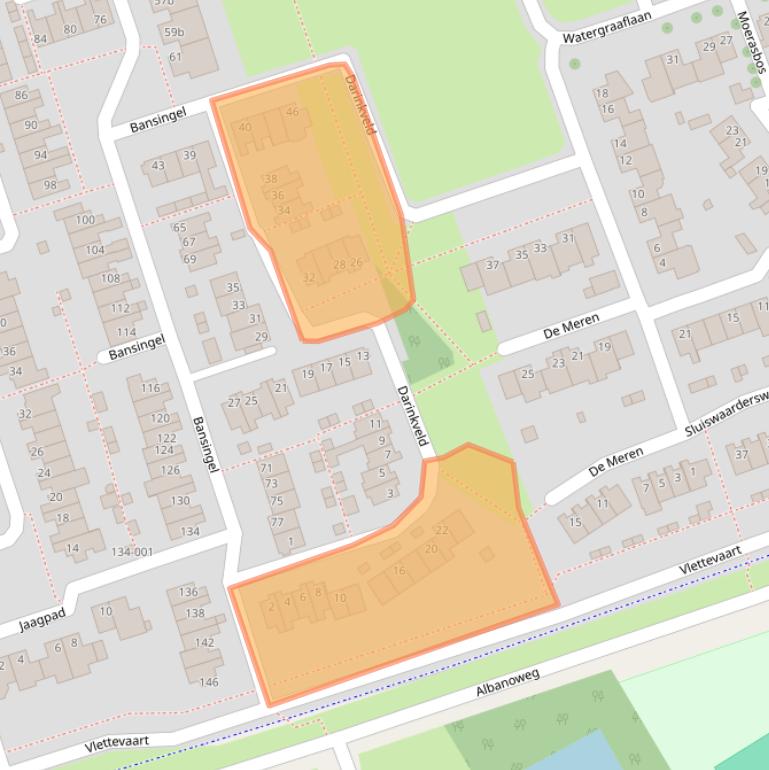 Kaart van postcodegebied 4731VJ.