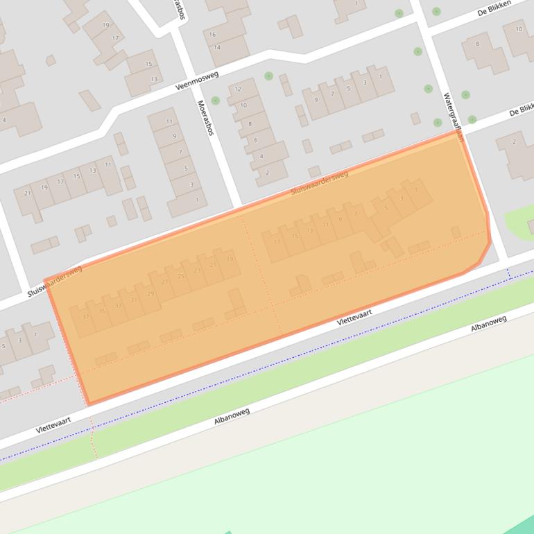 Kaart van postcodegebied 4731WD.