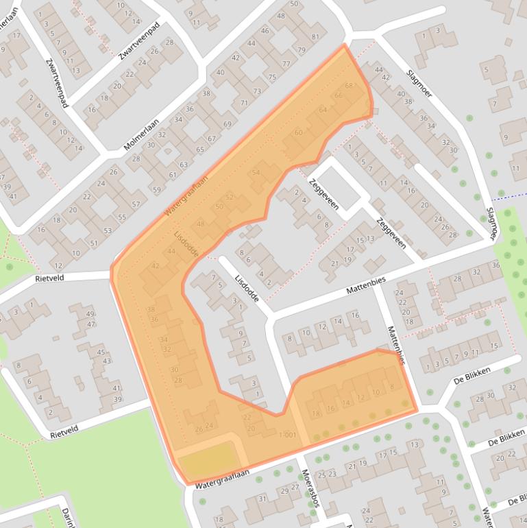 Kaart van postcodegebied 4731WH.