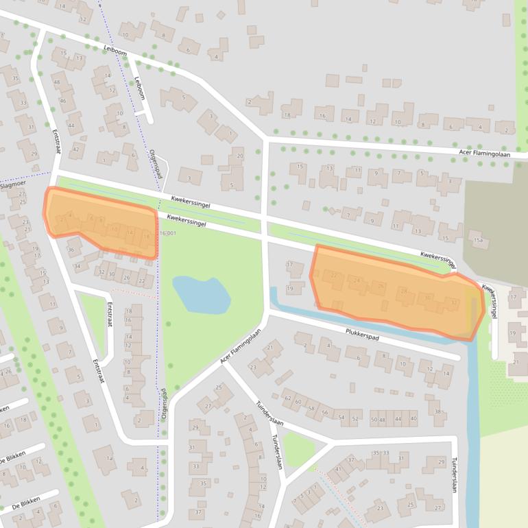 Kaart van postcodegebied 4731XE.