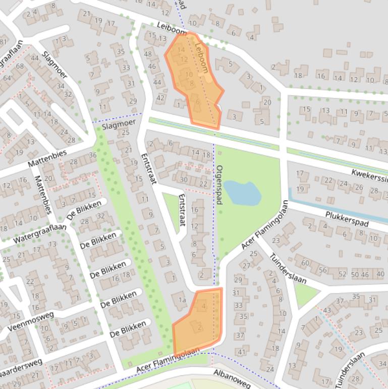 Kaart van postcodegebied 4731XJ.