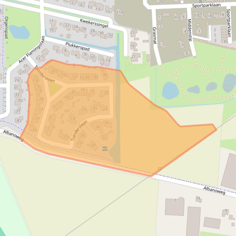 Kaart van postcodegebied 4731XL.