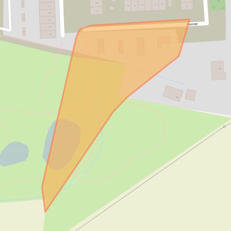 Kaart van postcodegebied 4731XR.