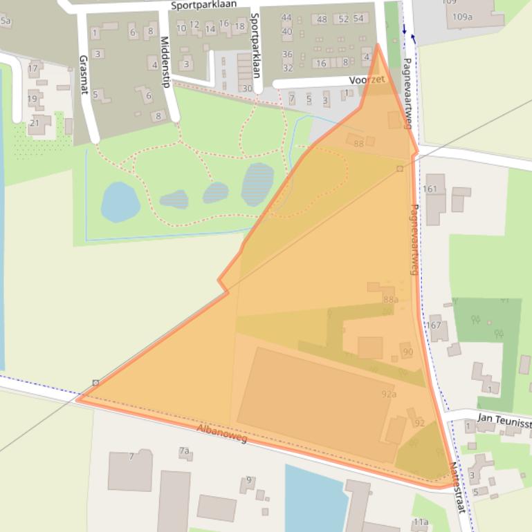 Kaart van postcodegebied 4731ZZ.