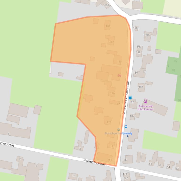 Kaart van postcodegebied 4735AD.