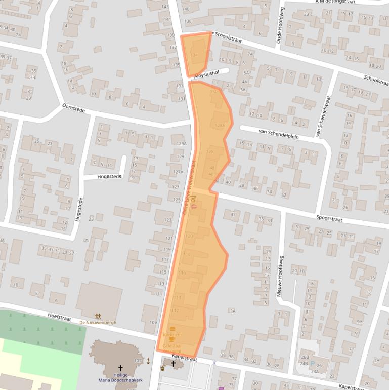 Kaart van postcodegebied 4735AG.